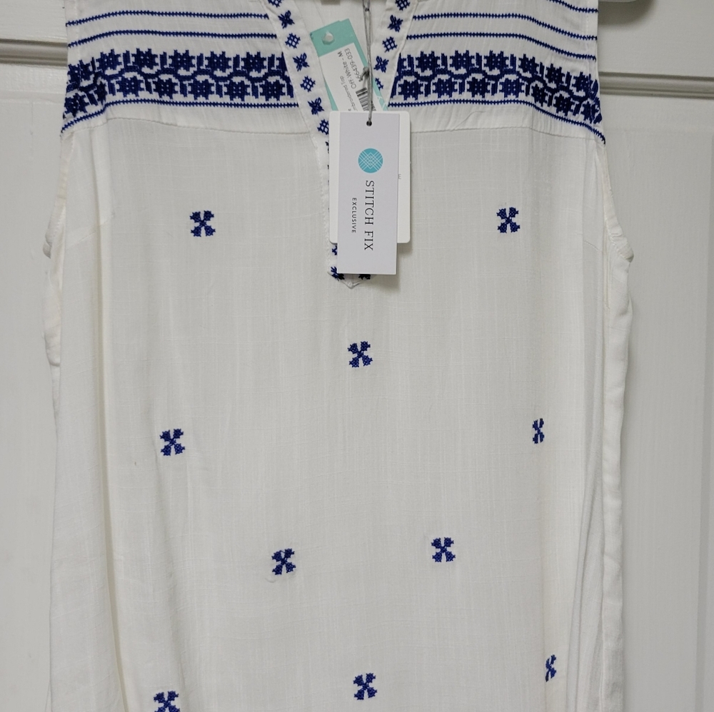 White Bohemian Blouse